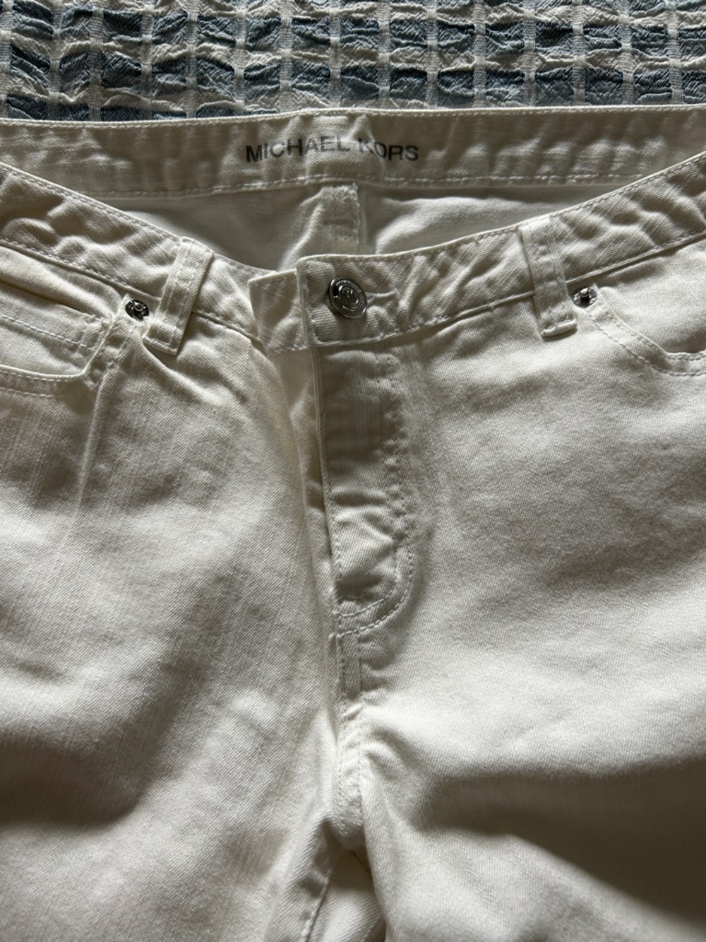 Michael Kors White Denim Jean Capris